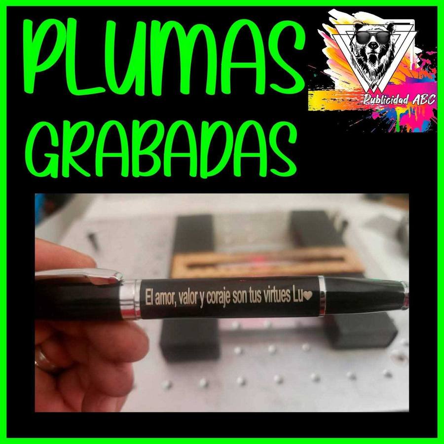 Plumas Grabadas