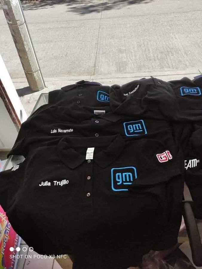 Playeras DTF Corporativas GM